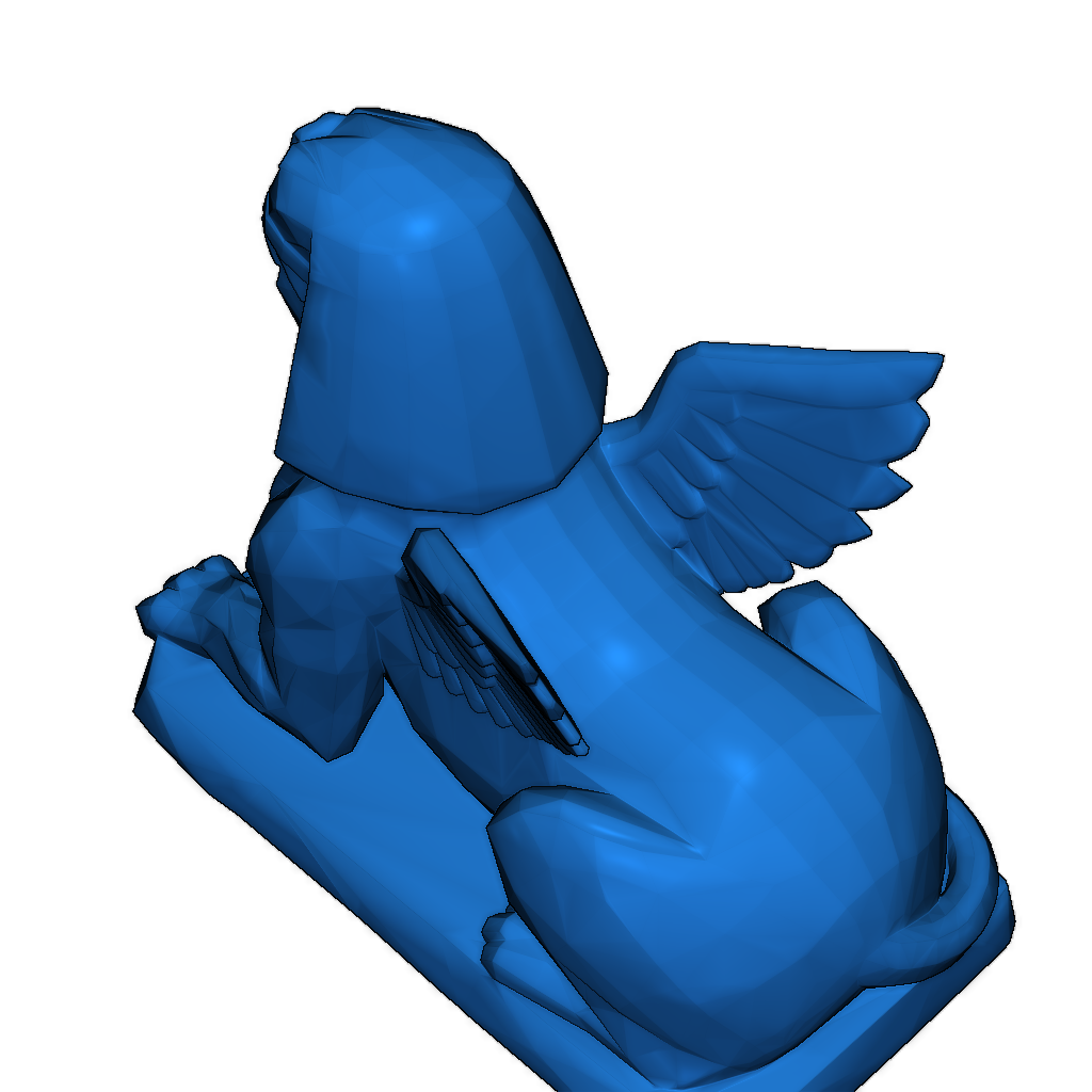 Сфинкс в стиле Crystal Facets