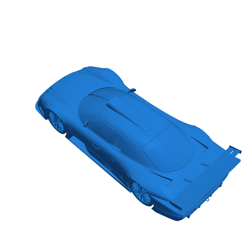 Красивый Mercedes CLK GTR