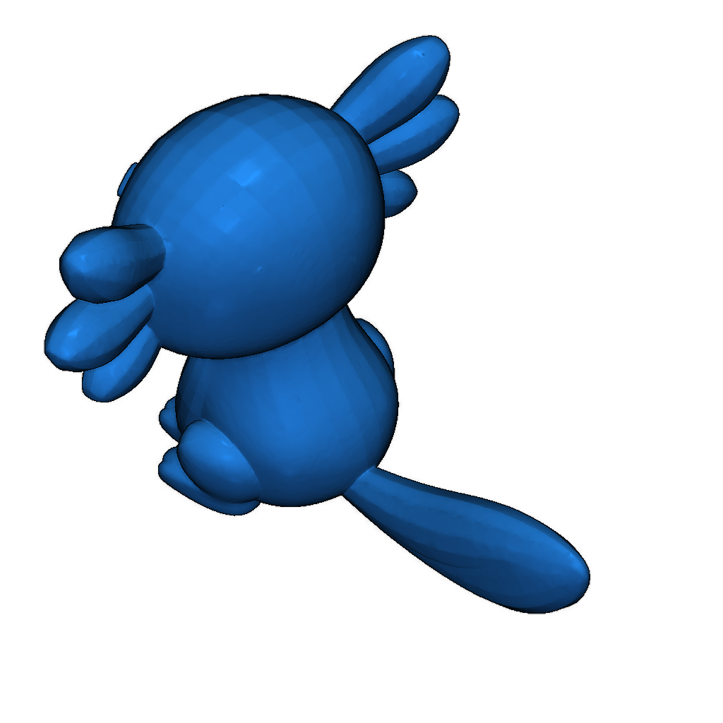 Мини Аксолотль - 3D Модель