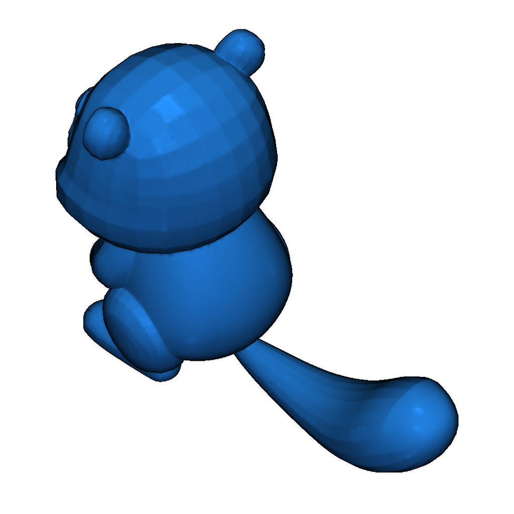 Мини Бобер – 3D Модель