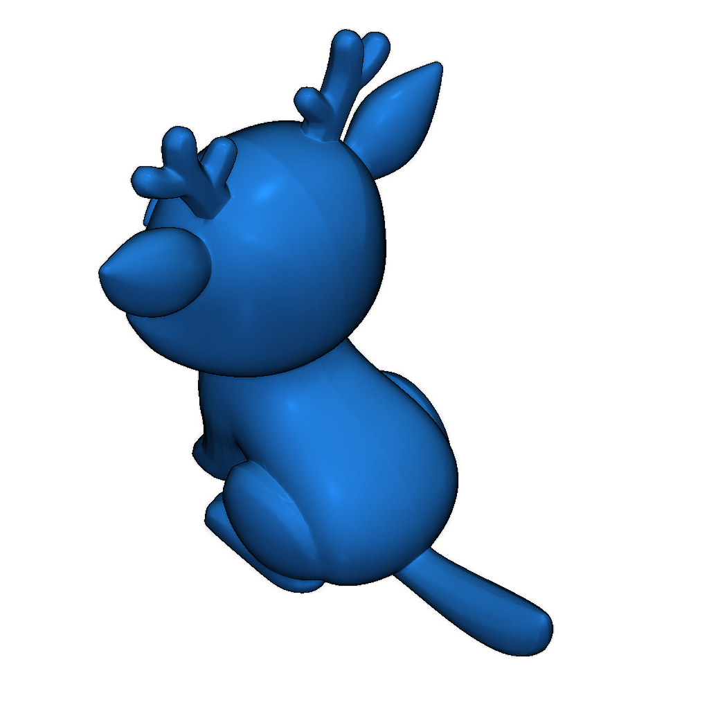 Мини-Олень 3D Модель