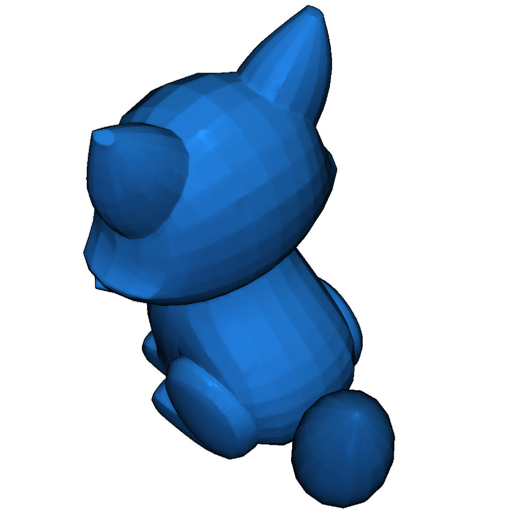 Мини-Лисица: 3D-модель для печати