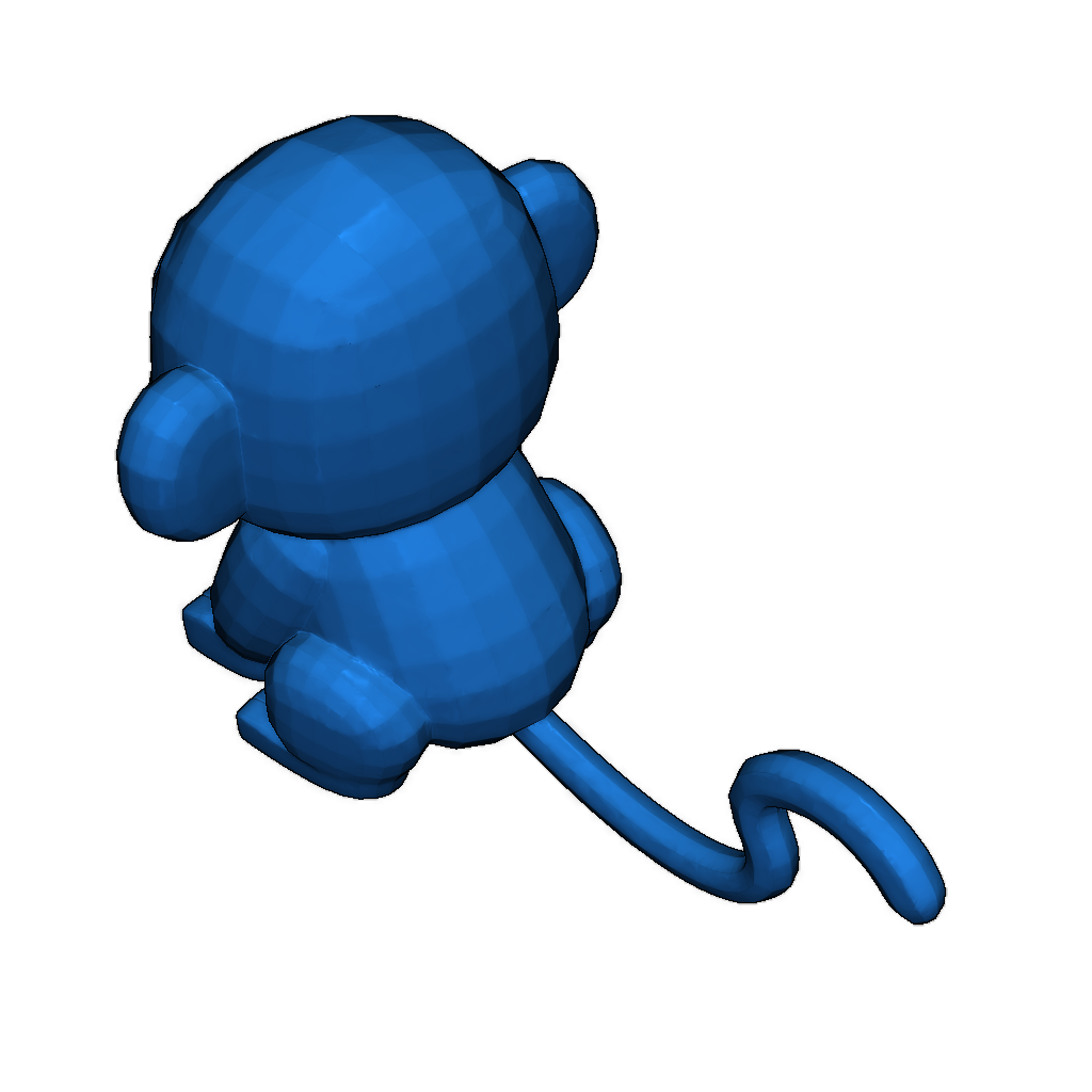 Мини Обезьяна - 3D Модель