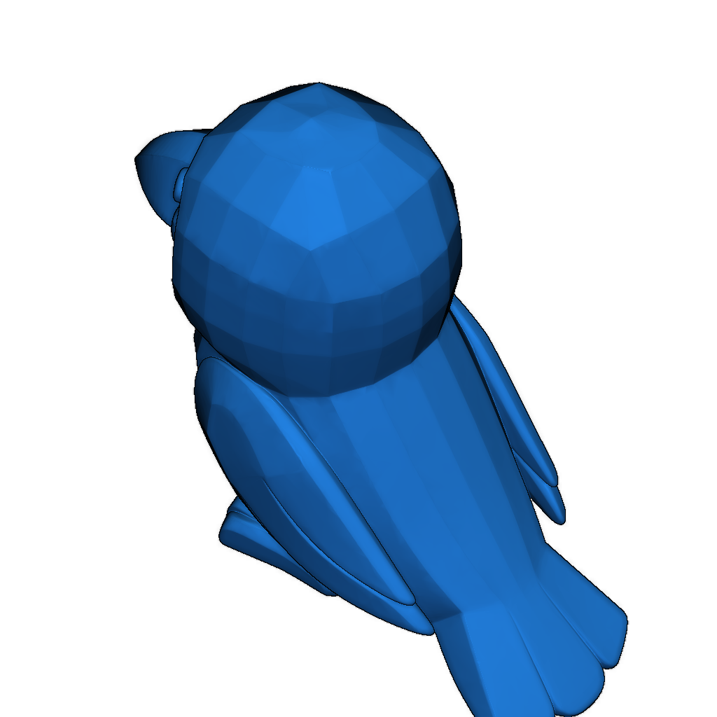 Низкополигональный ворон для Mini Zoo