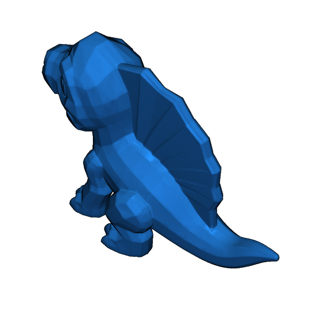 Динозавр с парусом - 3D-модель