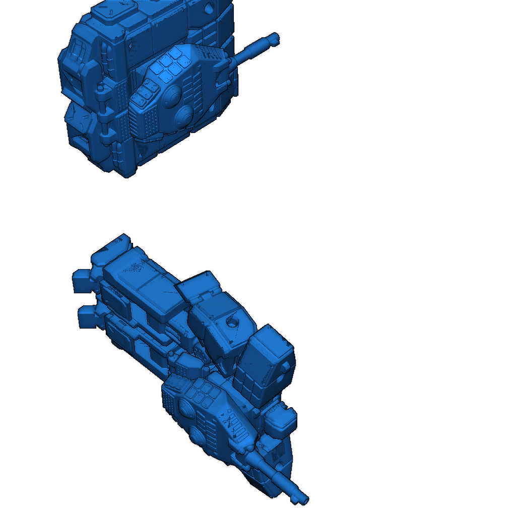 Позиционная фигурка трансформера в виде танка