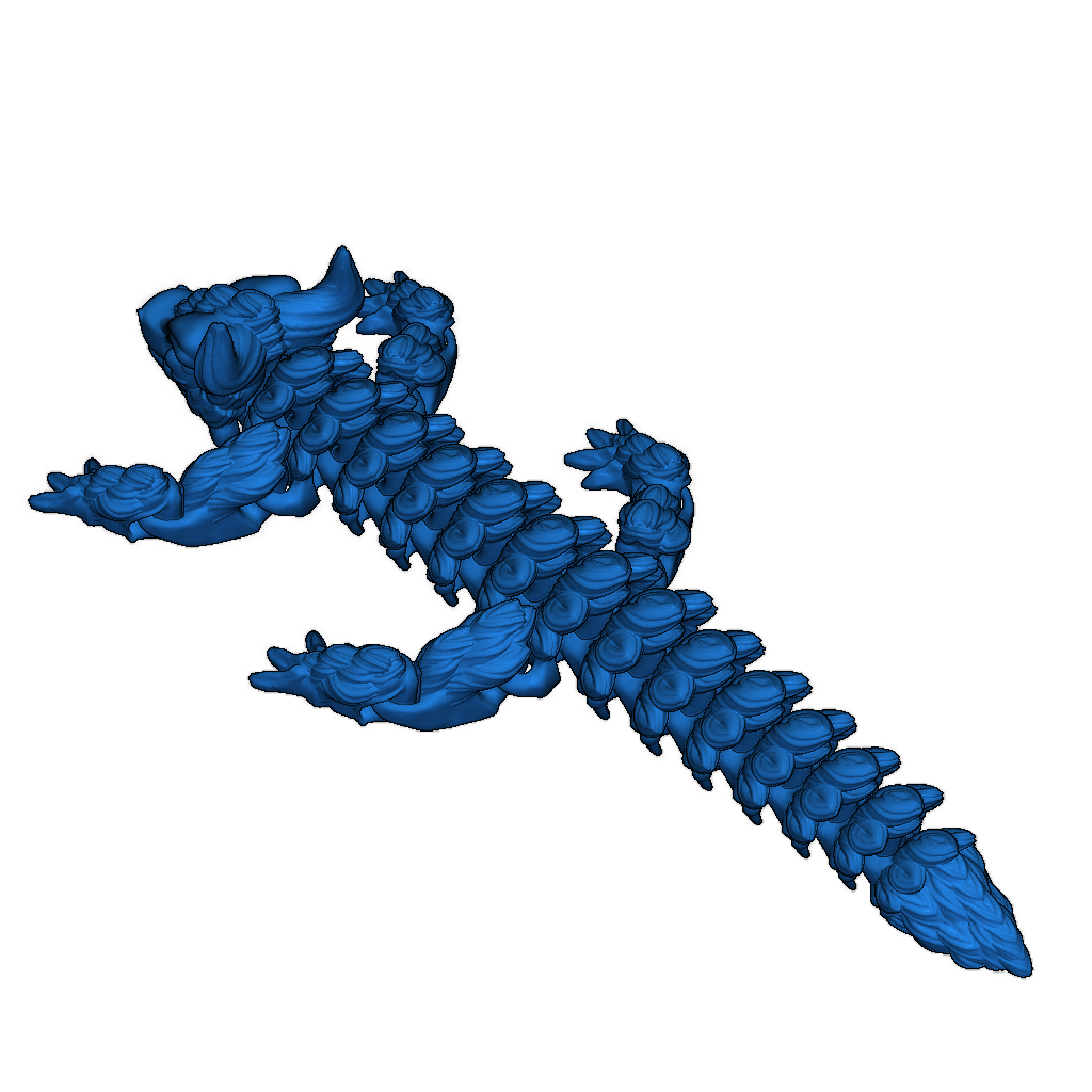 Бессмертный Дракон - 3D Модель