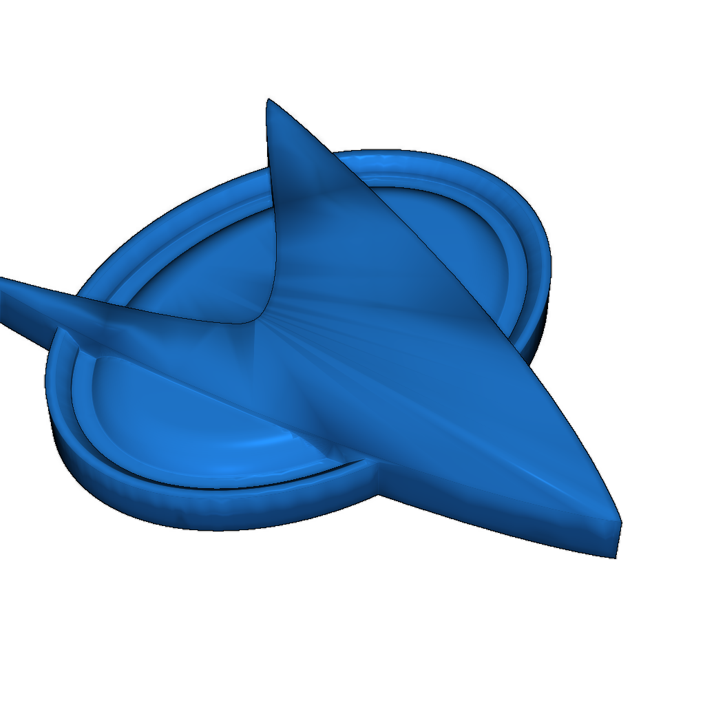 Комбатник Star Trek (Масштаб 1:1) – Точное 3D Модель