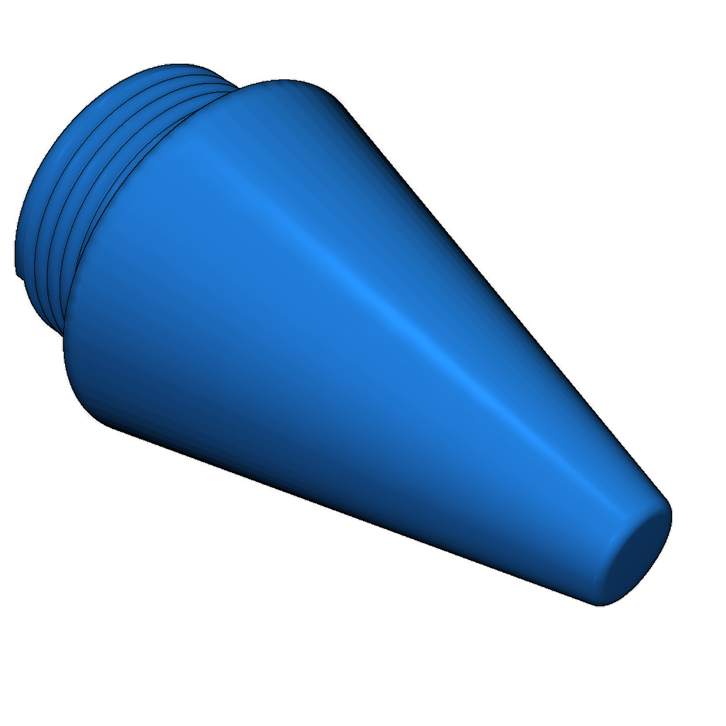 3D-модель французского миномета (масштаб 1:2)