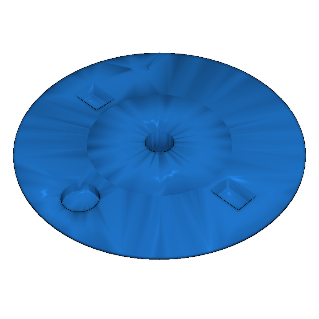 Лампа НЛО с мини-коровой