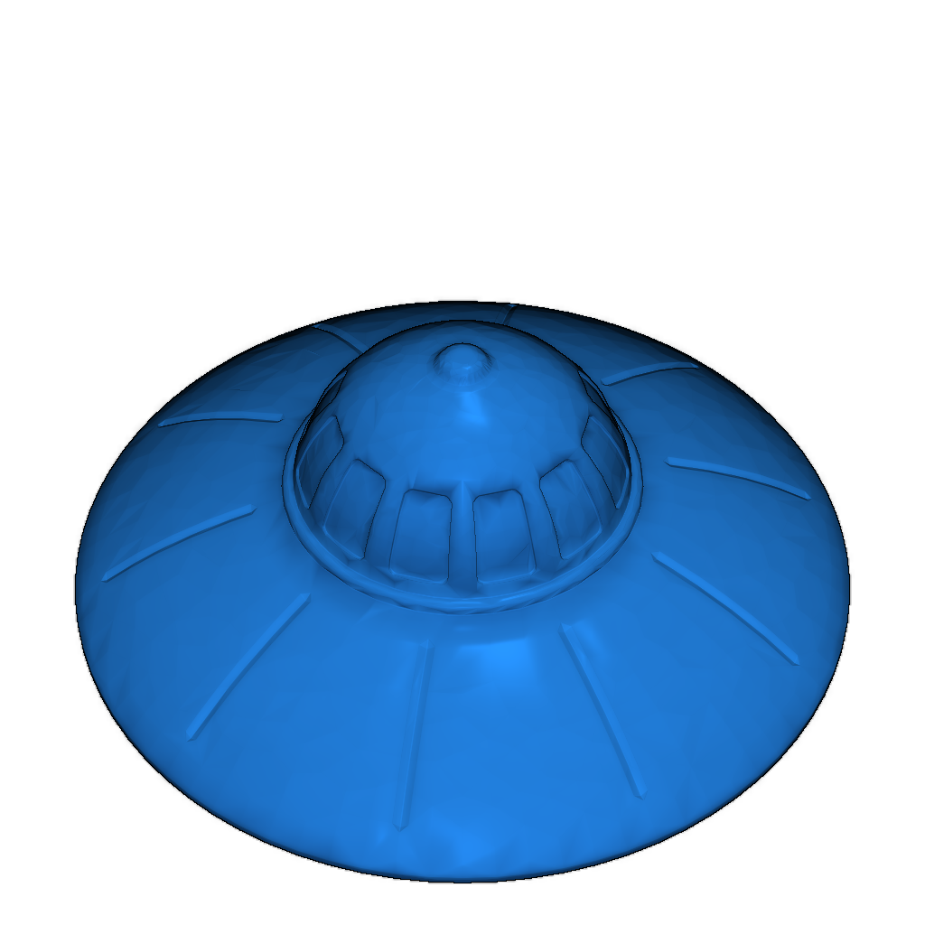 Лампа НЛО с мини-коровой