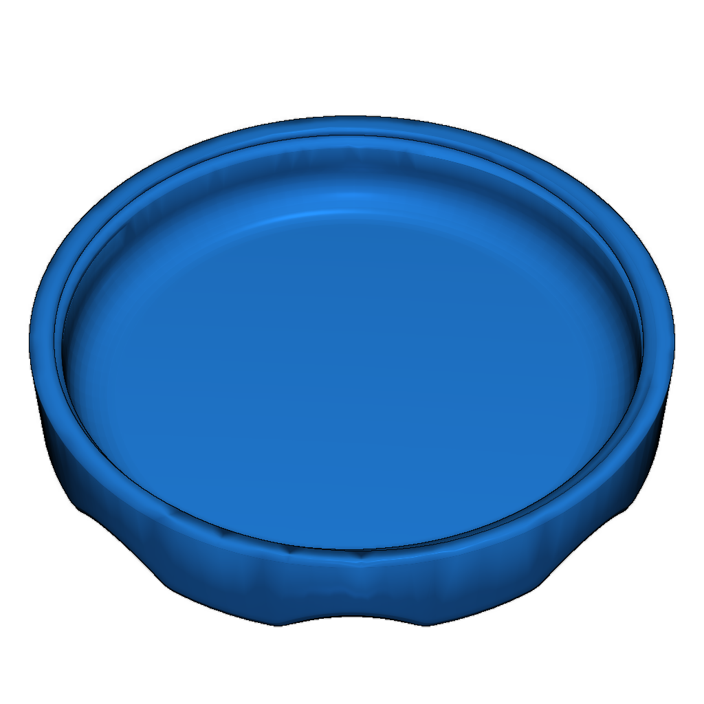 Скульптурный контейнер с изогнутыми линиями