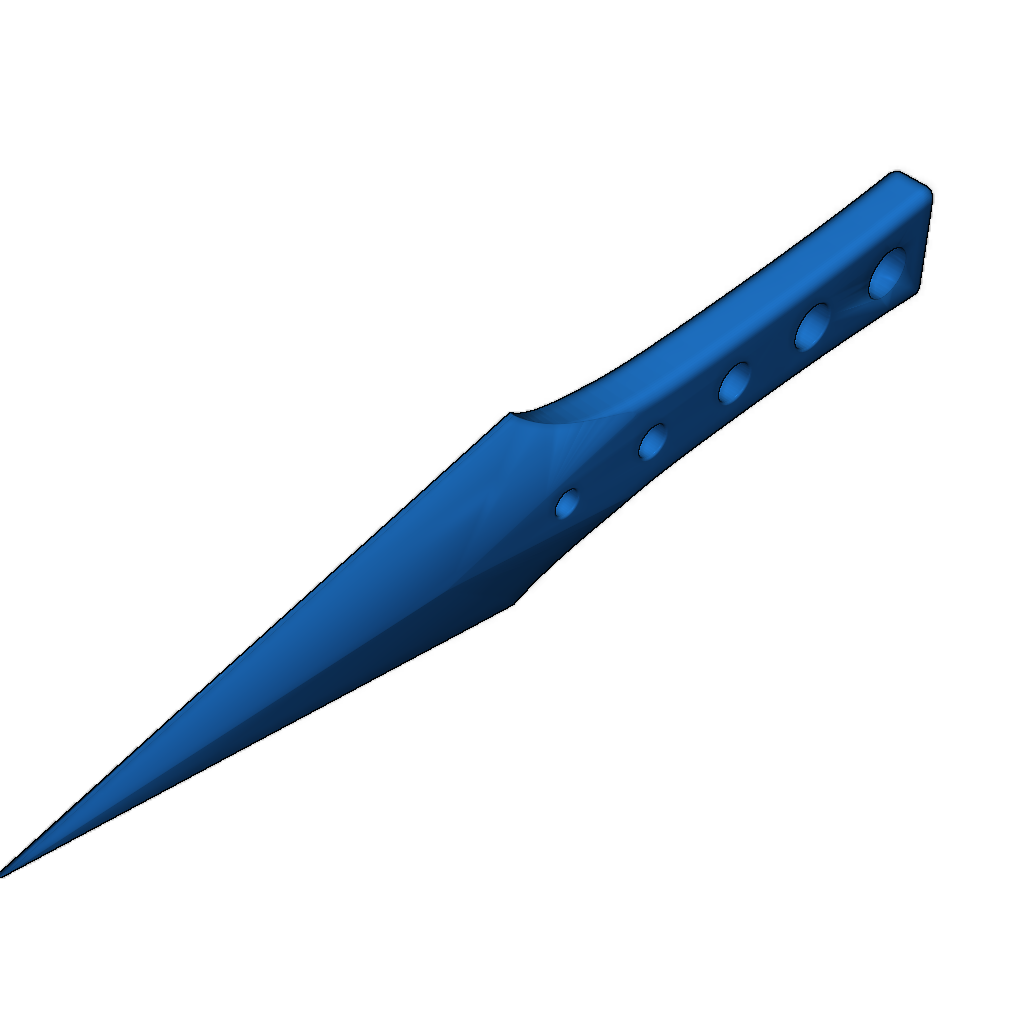 Простой нож для метания с ножнами