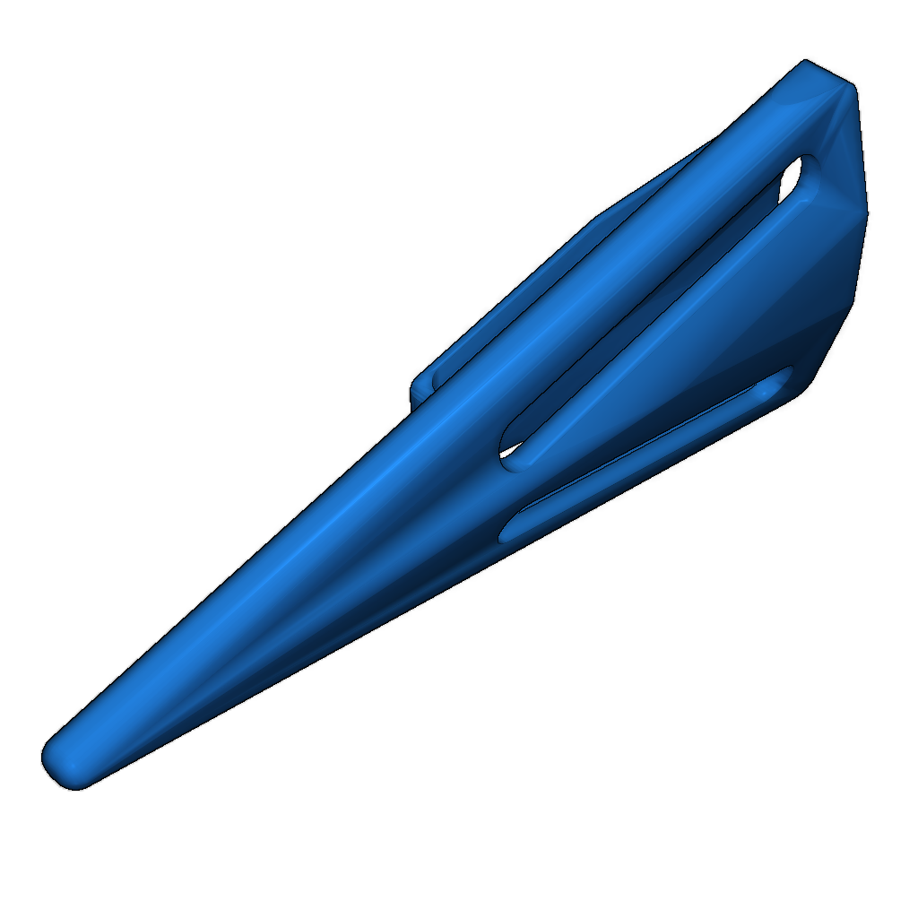 Простой нож для метания с ножнами