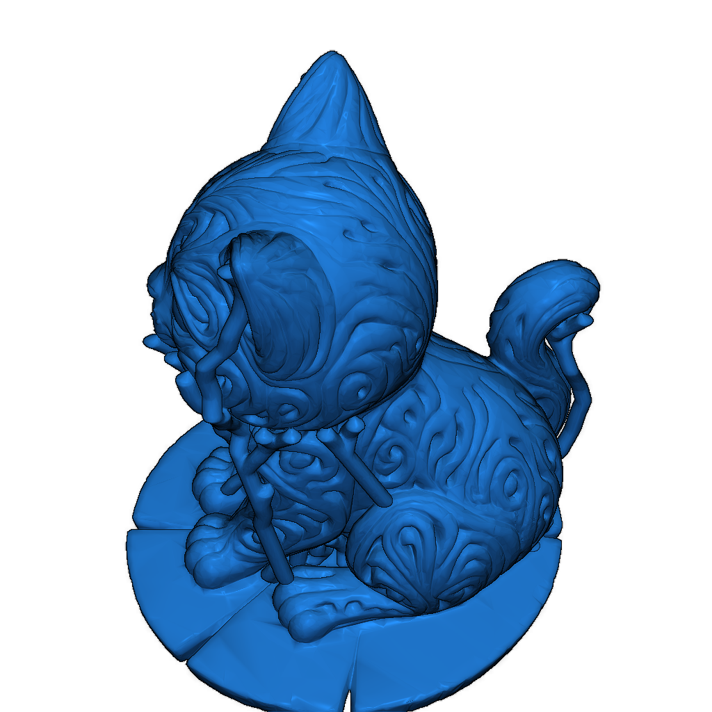 Ориентированный 3D-модель рыбы