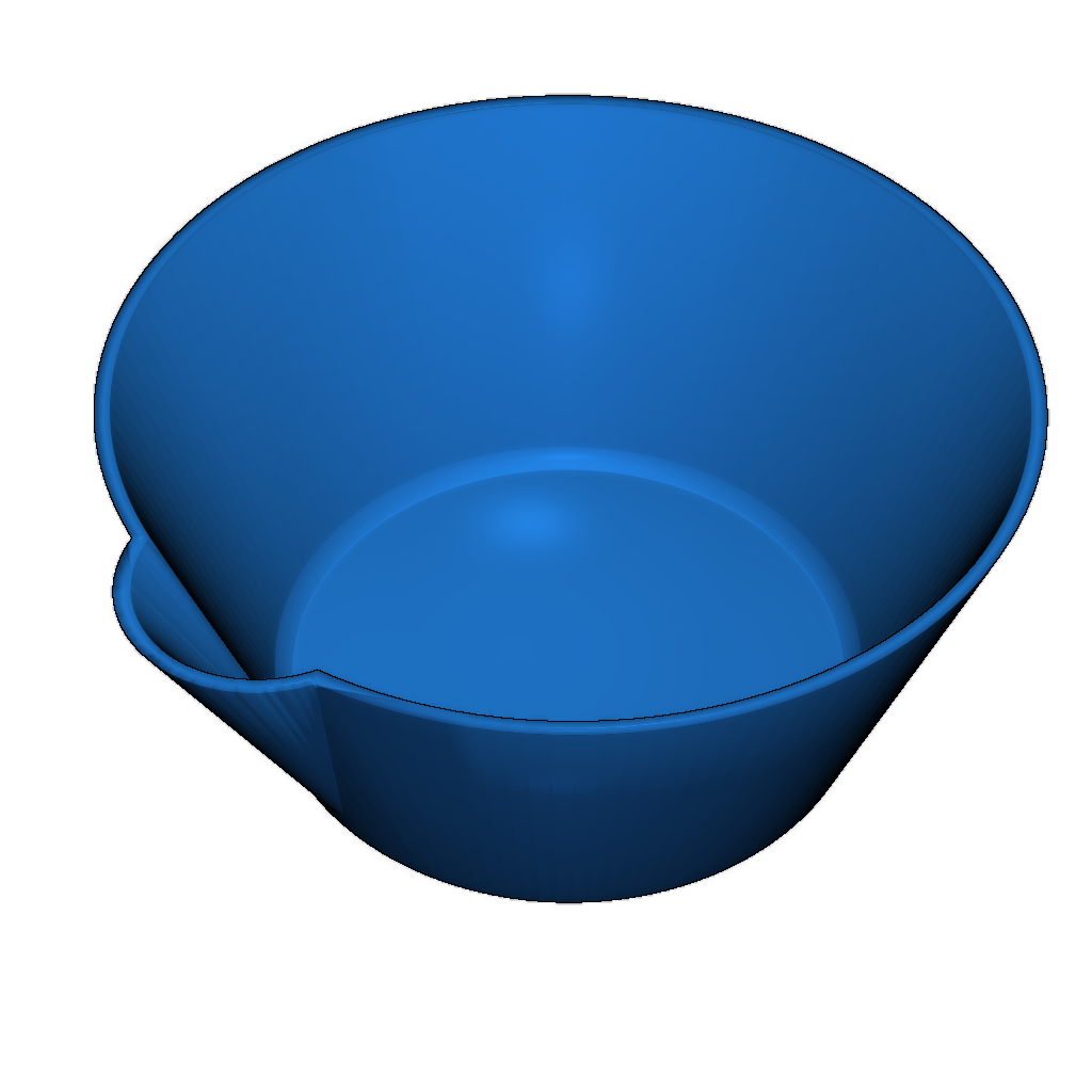 Простые стаканы для смешивания для миниатюрной живописи