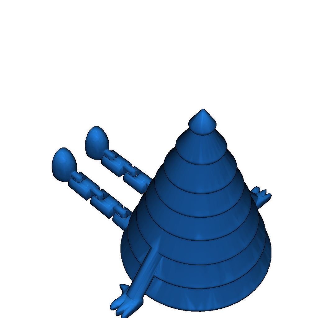 Игривая фигура с артикулированными ногами