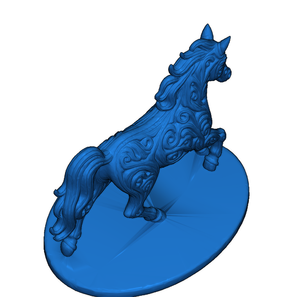 Орнаментальный бегущий жеребец