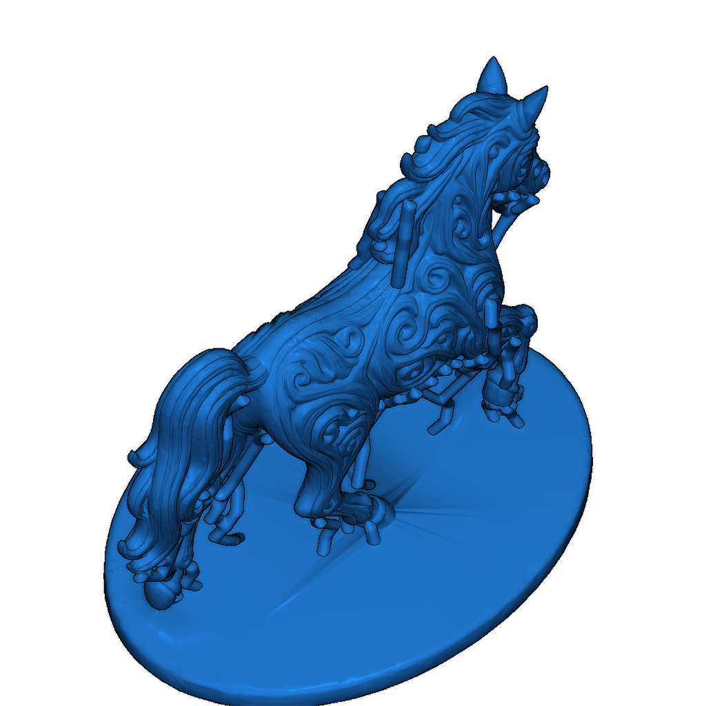 Орнаментальный бегущий жеребец