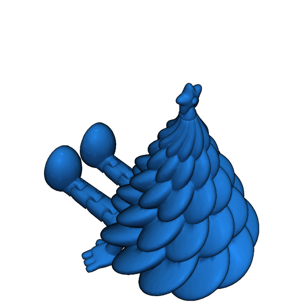 3D Модель Рождественской Елки