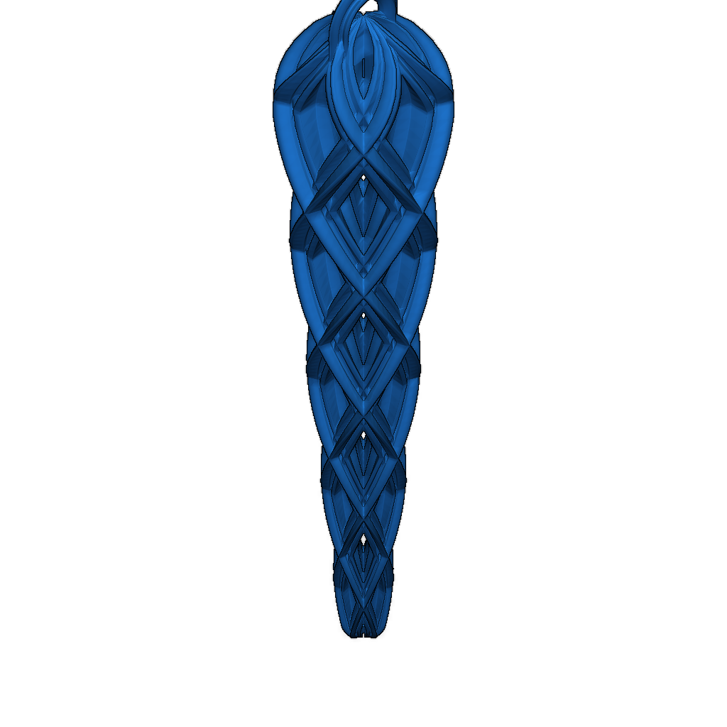 Новая коллекция рождественских ornaments в виде сосулек