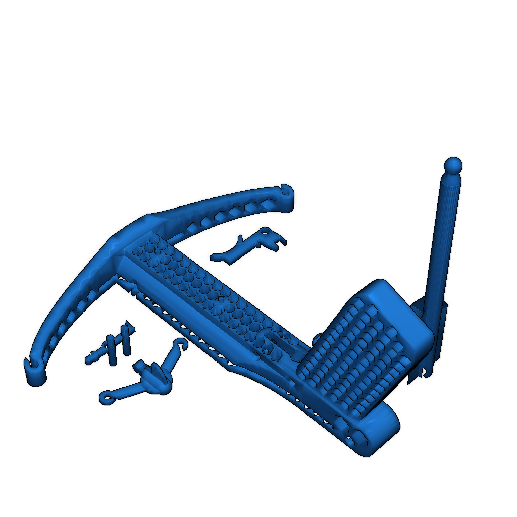 Наружный арбалет с насадным прицелом