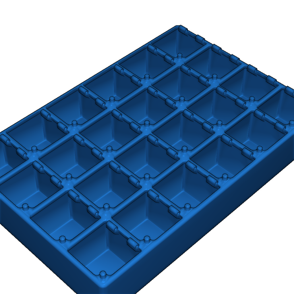 3D Печатаемый рождественский адвент-календарь