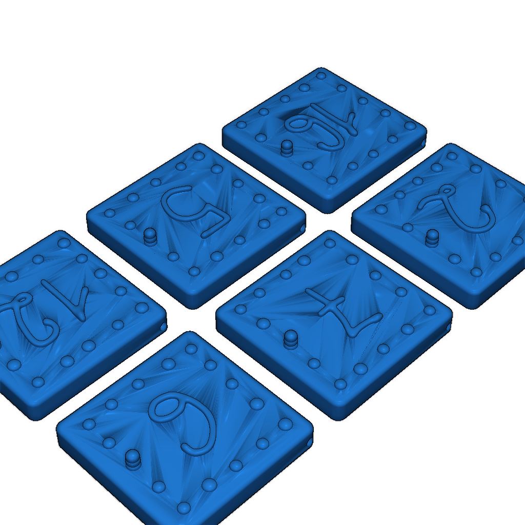 3D Печатаемый рождественский адвент-календарь