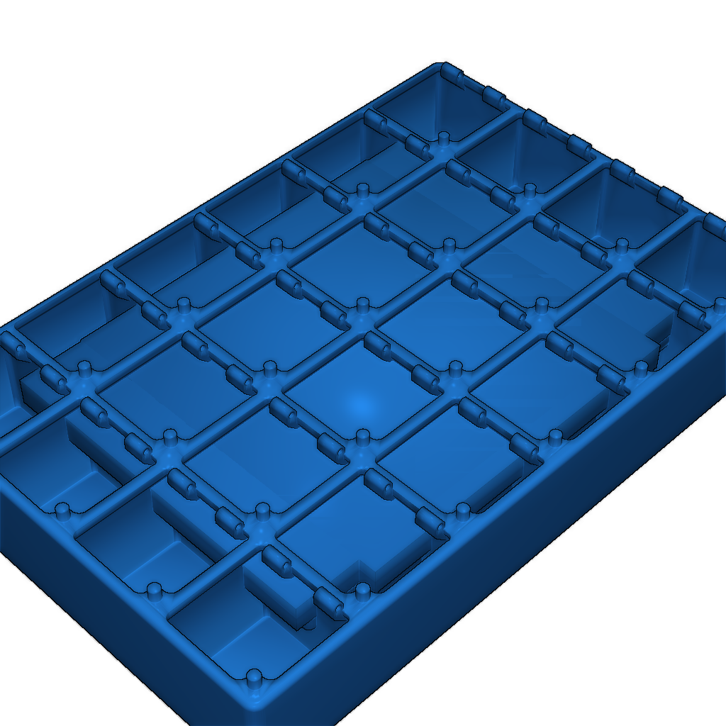 3D Печатаемый рождественский адвент-календарь