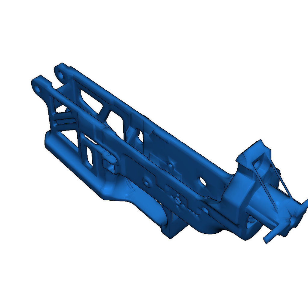 Скелетизированные модели оружия