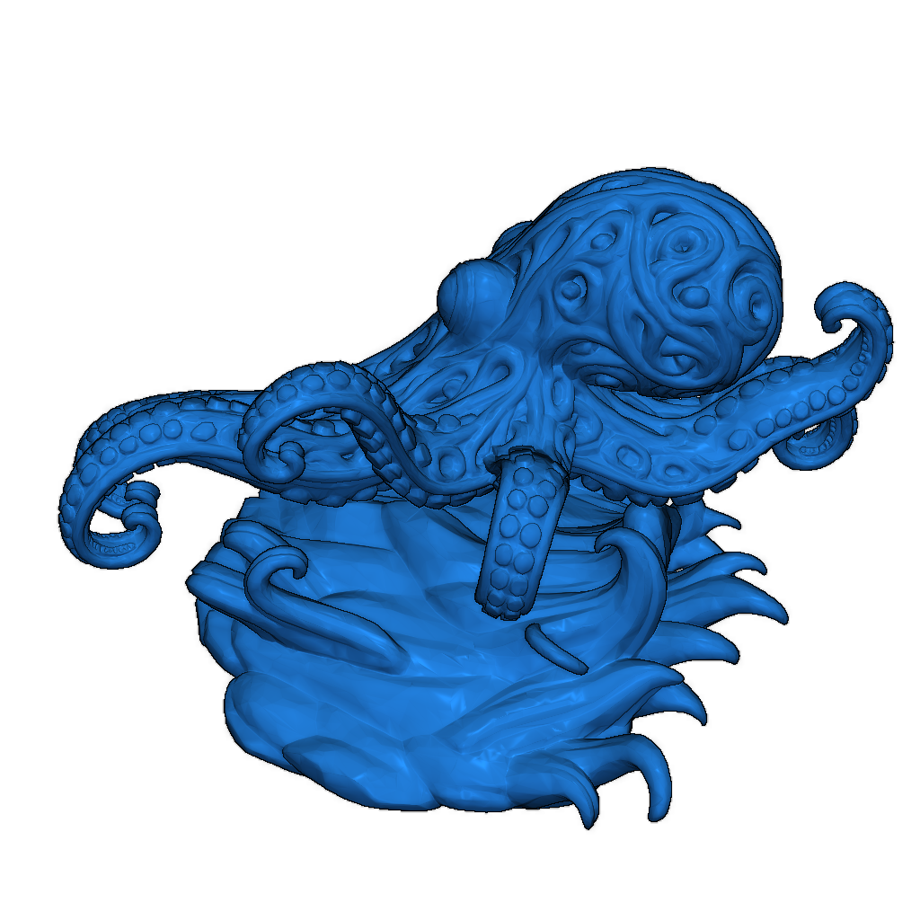 О ornate-осьминог 3D-модели