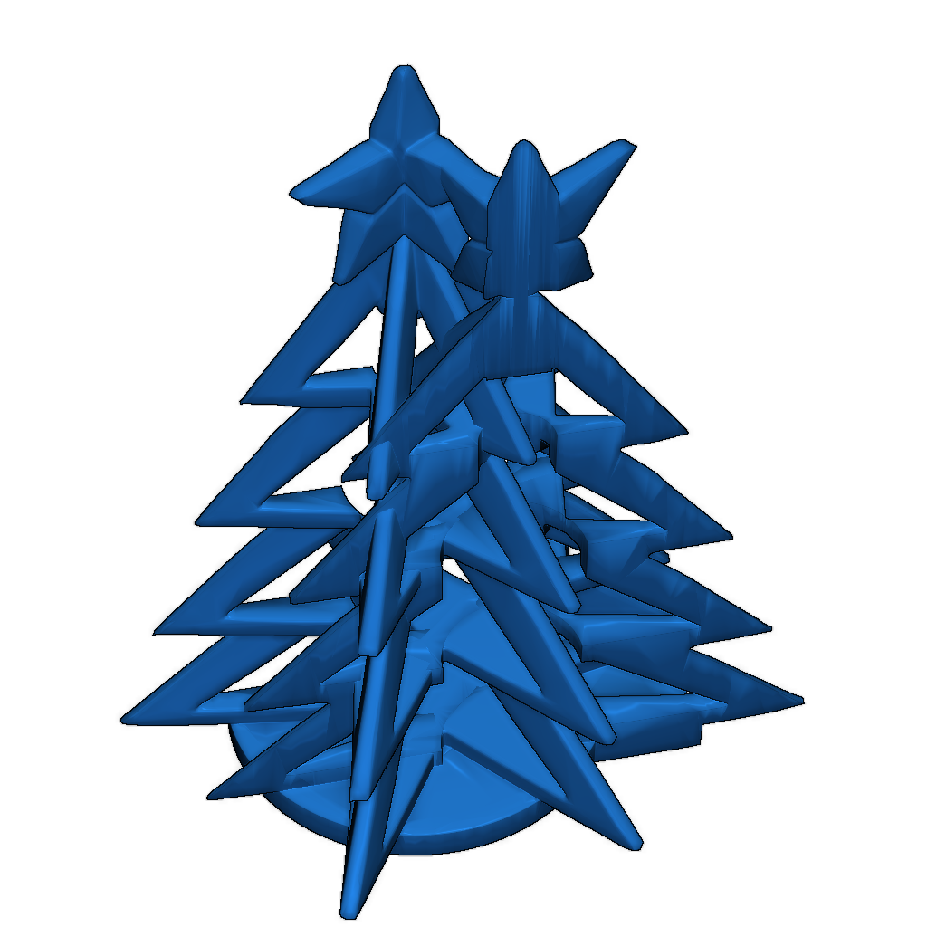 Тихое Сияние – Геометрическая Рождественская Елка