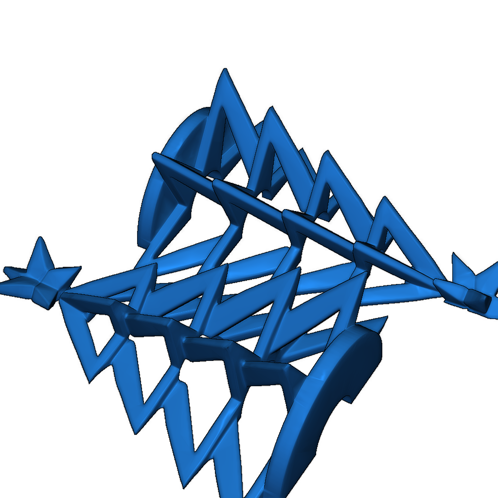 Тихое Сияние – Геометрическая Рождественская Елка