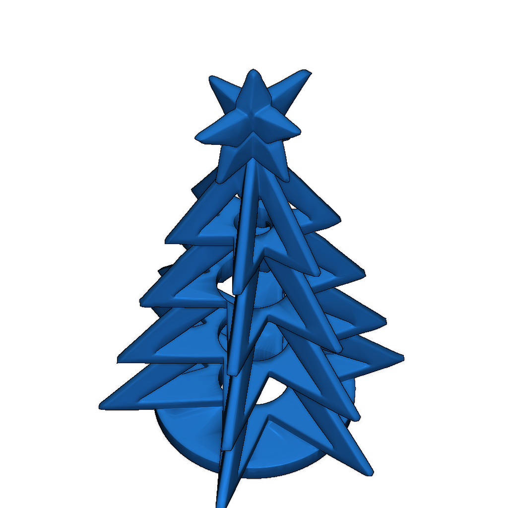 Тихое Сияние – Геометрическая Рождественская Елка
