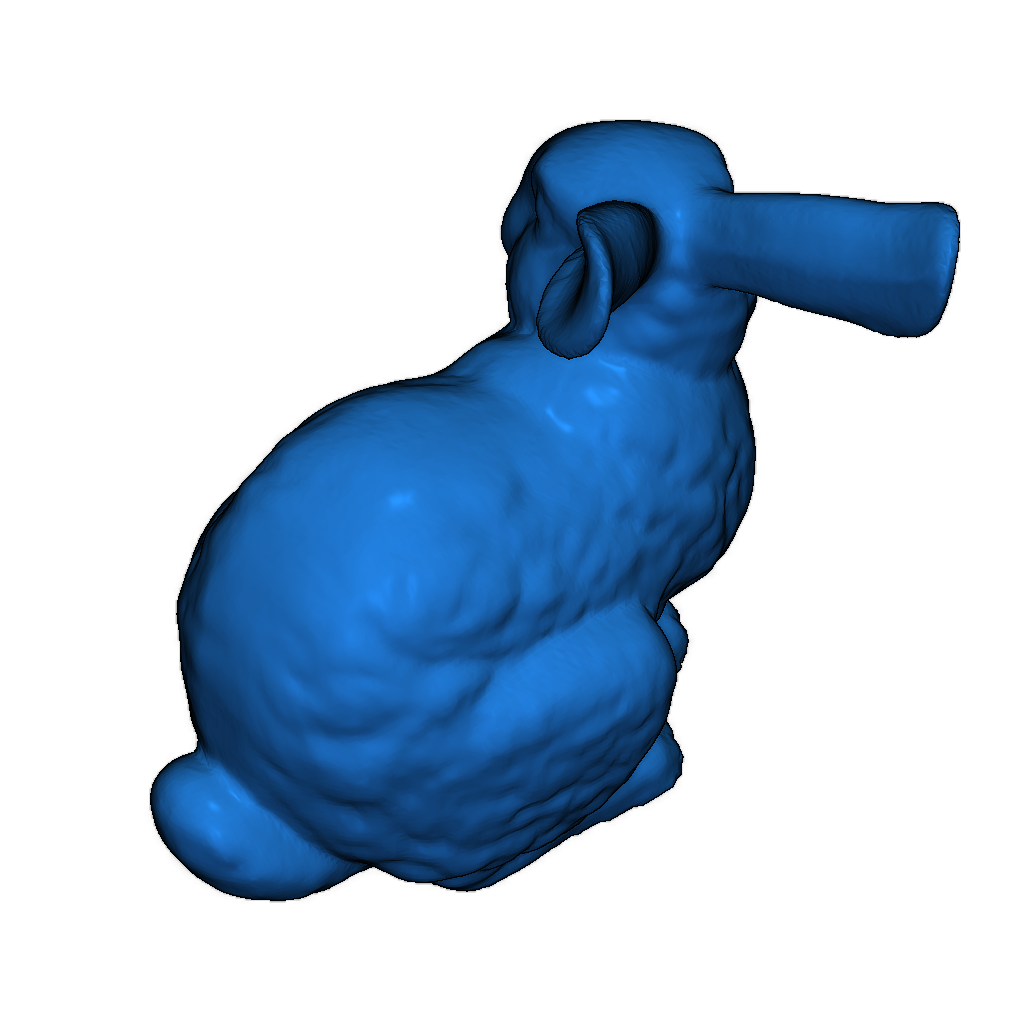 Очищенная 3D-модель Крольчонка Стэнфорда