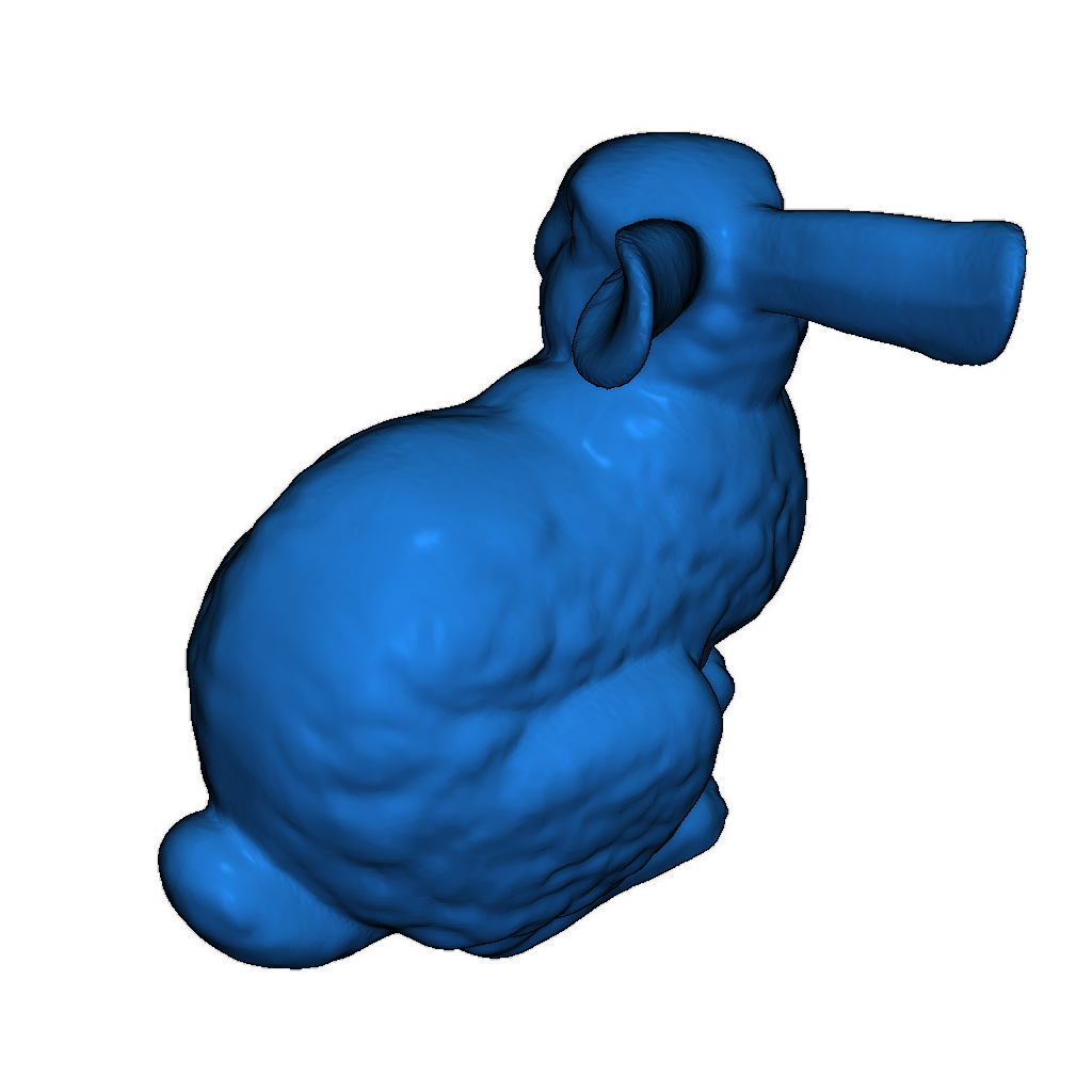 Очищенная 3D-модель Крольчонка Стэнфорда