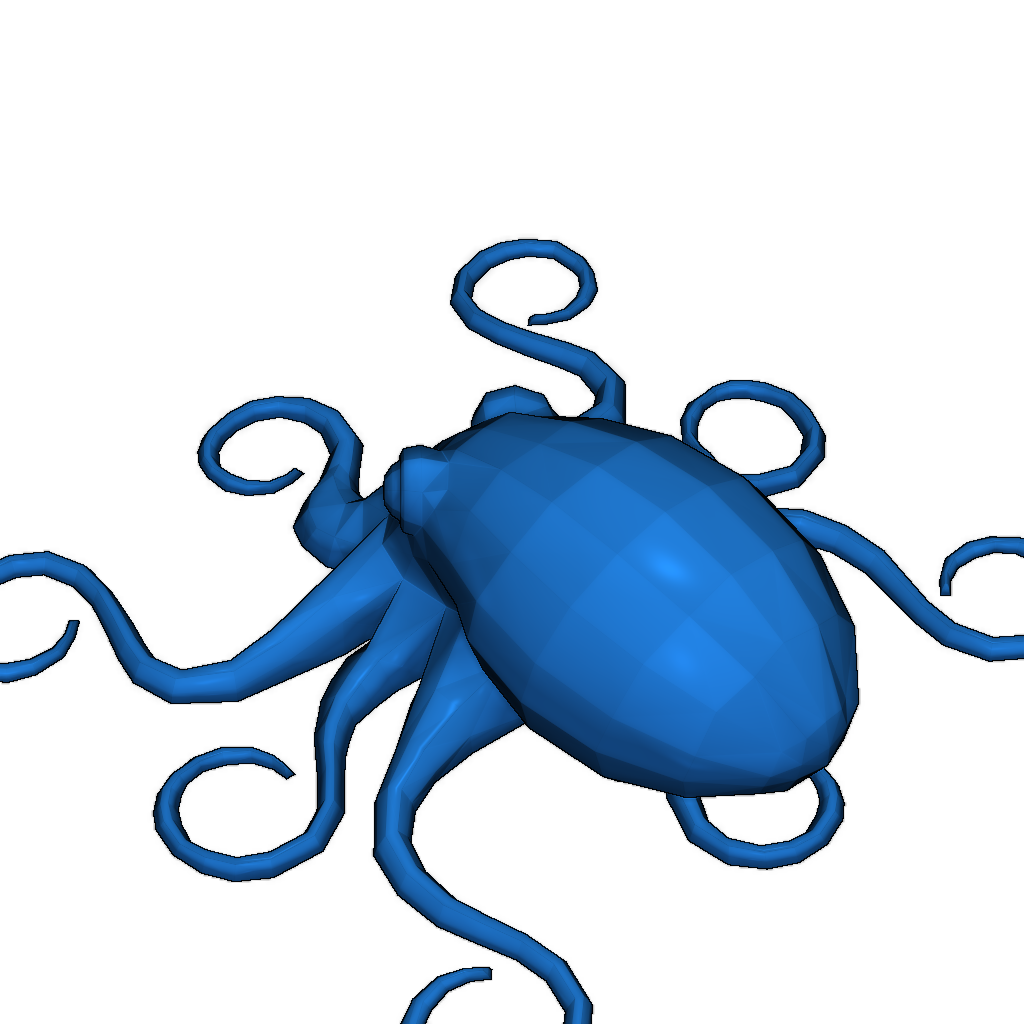 3D Модель: Цепочки и Квадраты