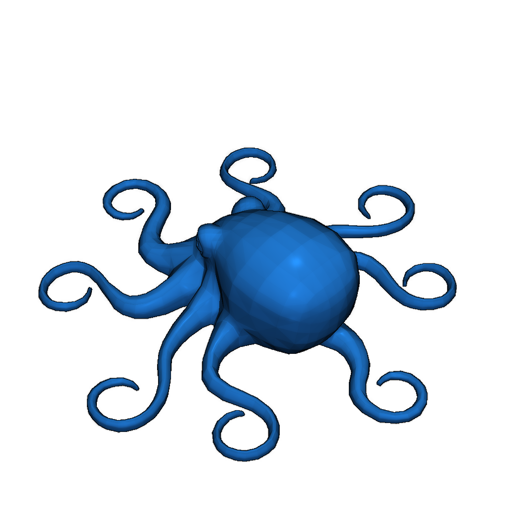 3D Модель: Цепочки и Квадраты