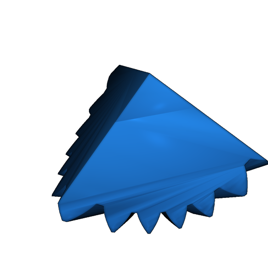 Полностью печатаемый набор кубических шестерен