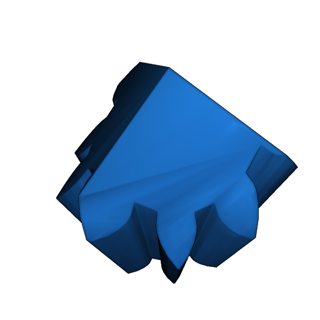 Полностью печатаемый набор кубических шестерен