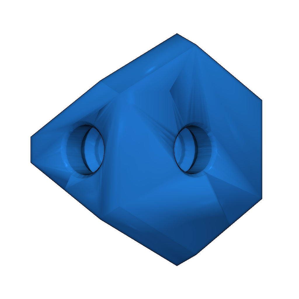 Полностью печатаемый набор кубических шестерен