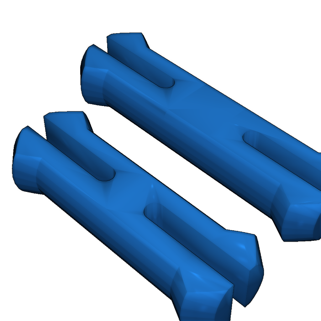 Полностью печатаемый набор кубических шестерен