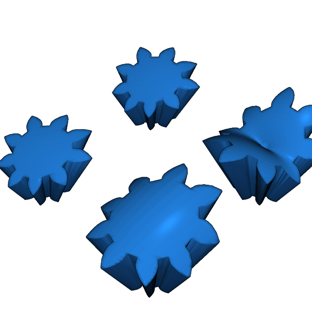 Печатающиеся сердечные шестерни