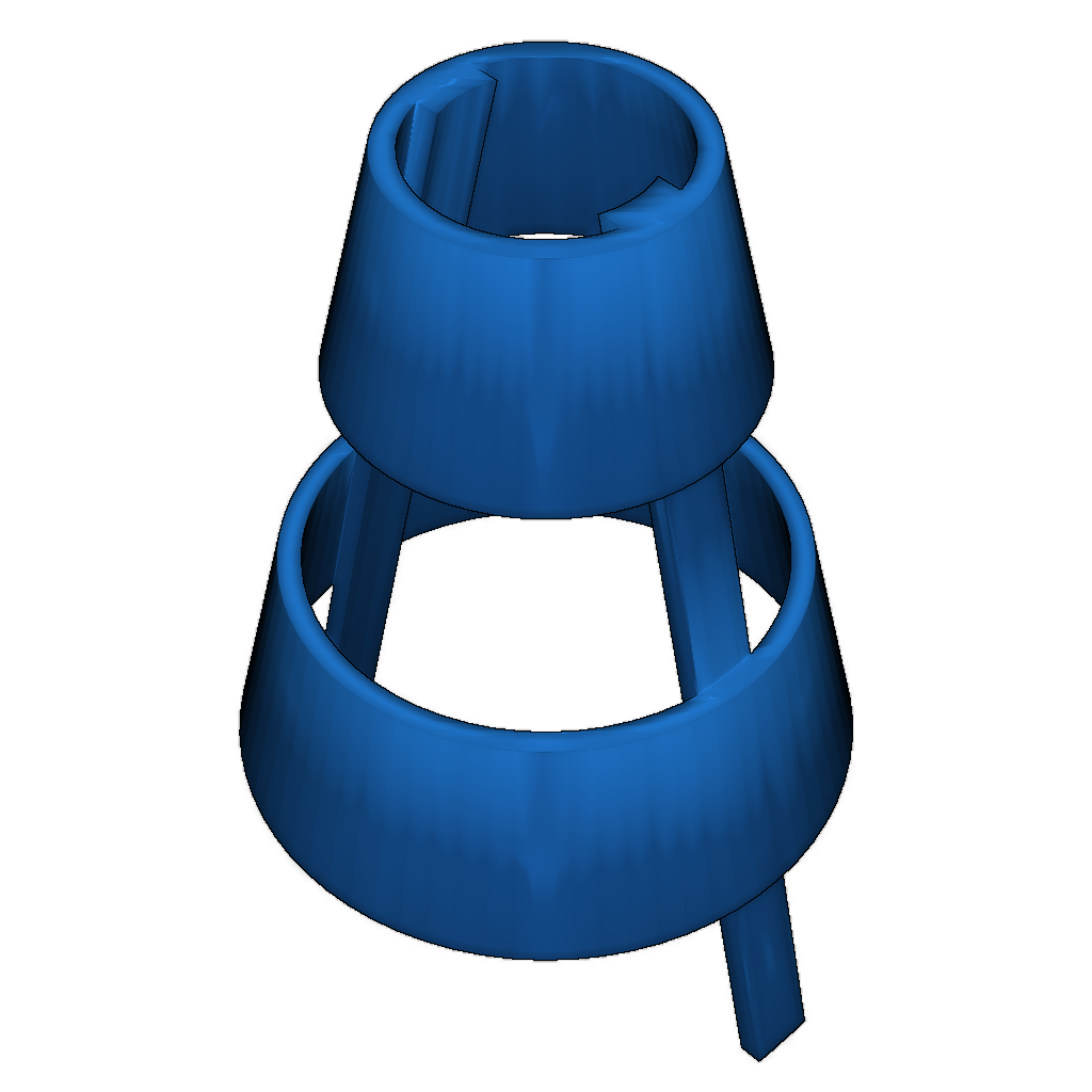 Трафик-конус для двухцветной экструзии