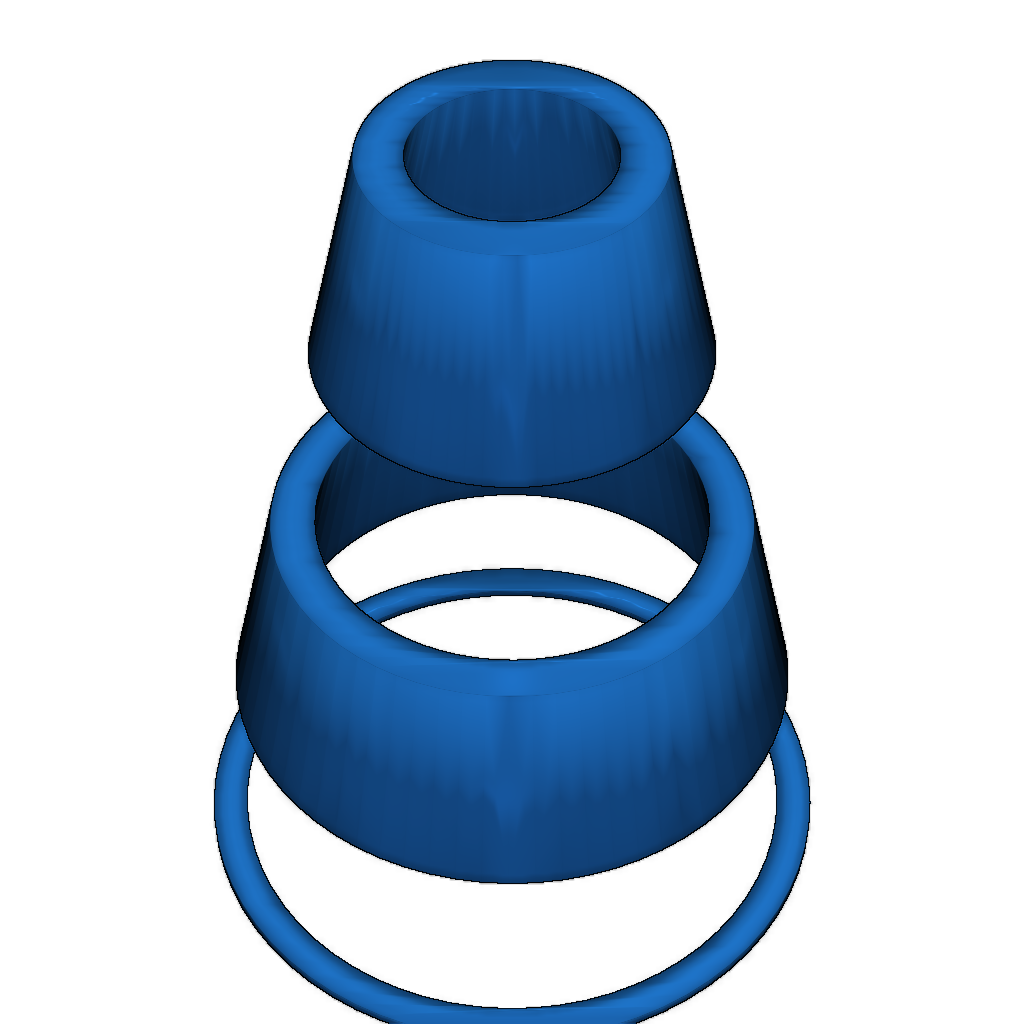 Трафик-конус для двухцветной экструзии