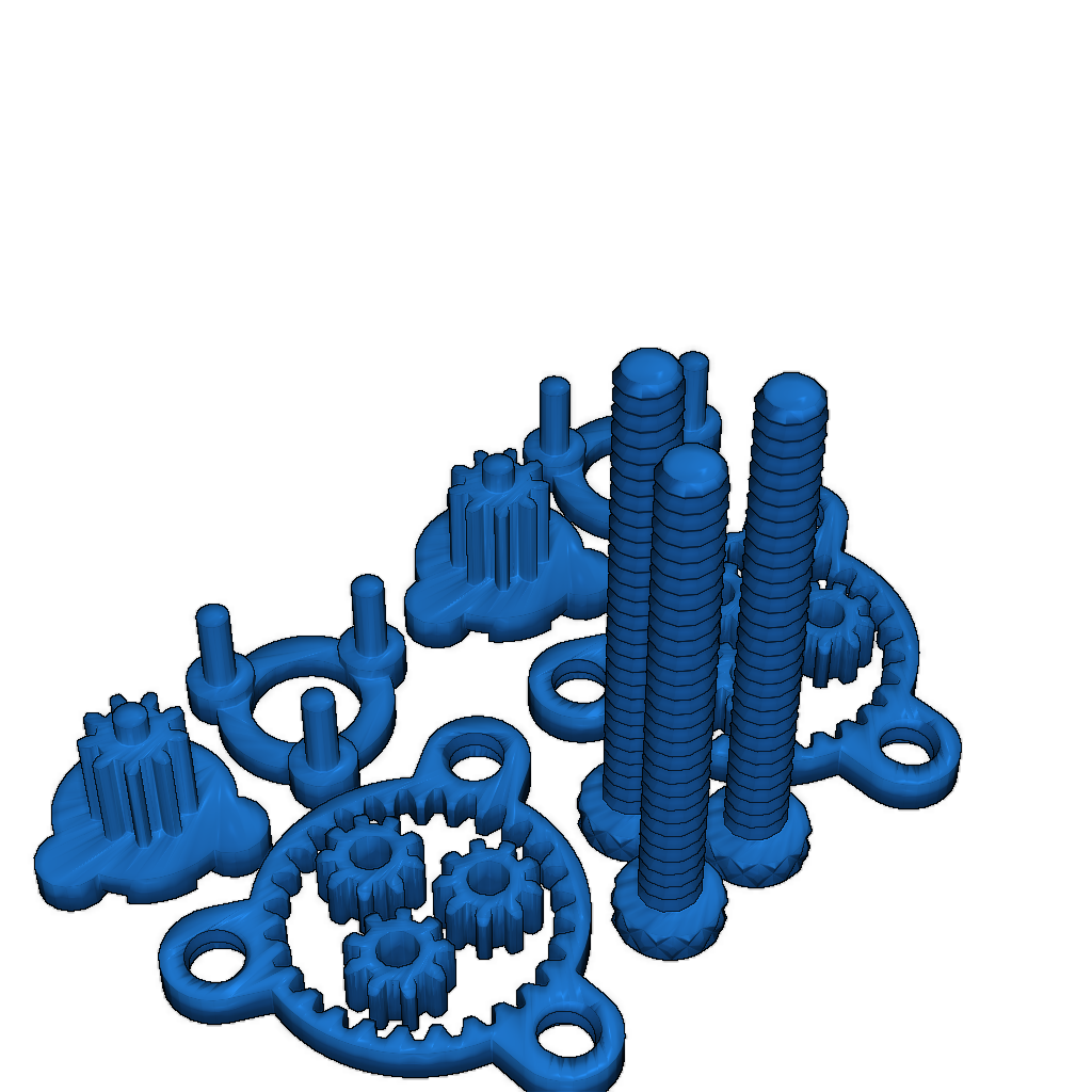 Система планетарных передач 4:1