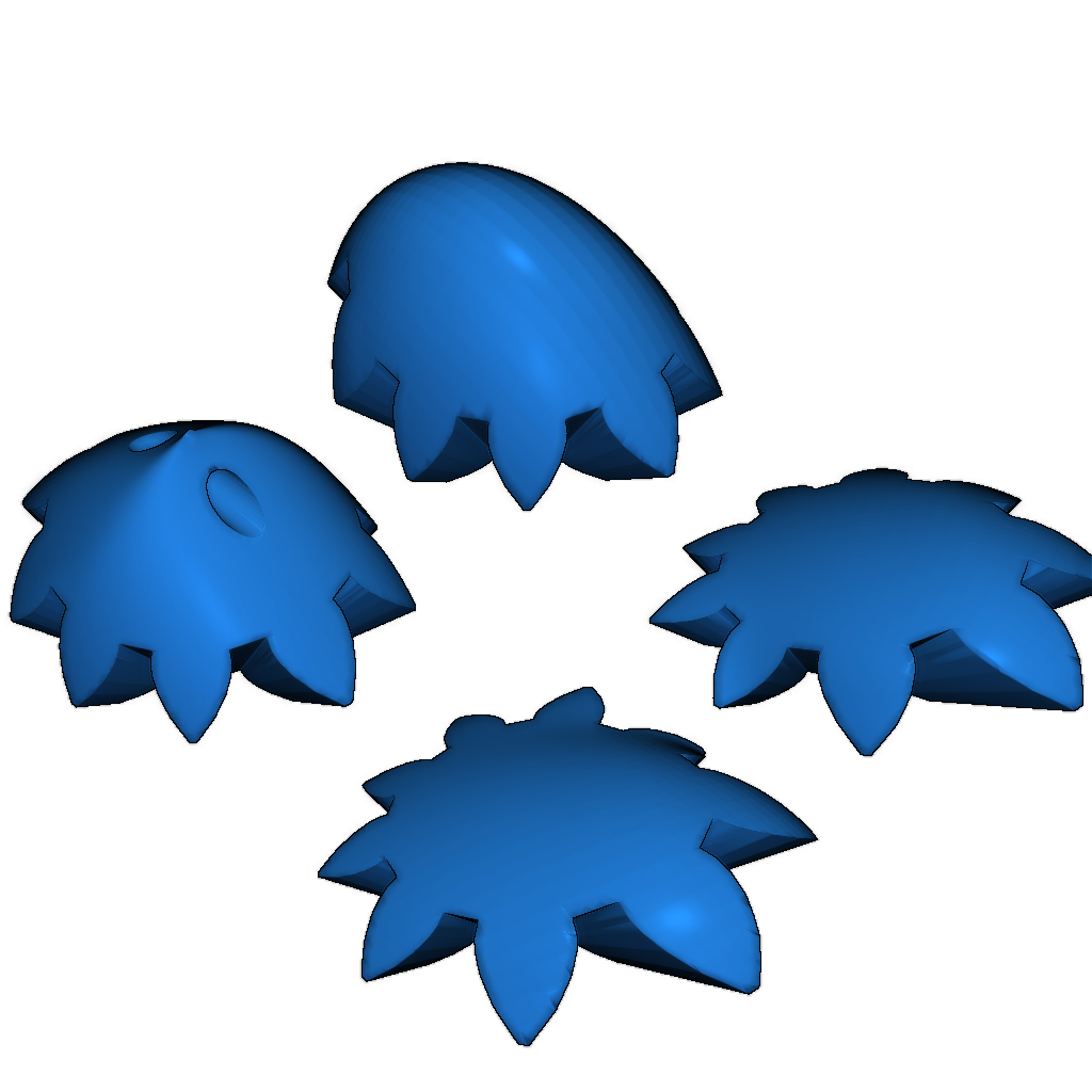 Система шестеренок в форме сердца