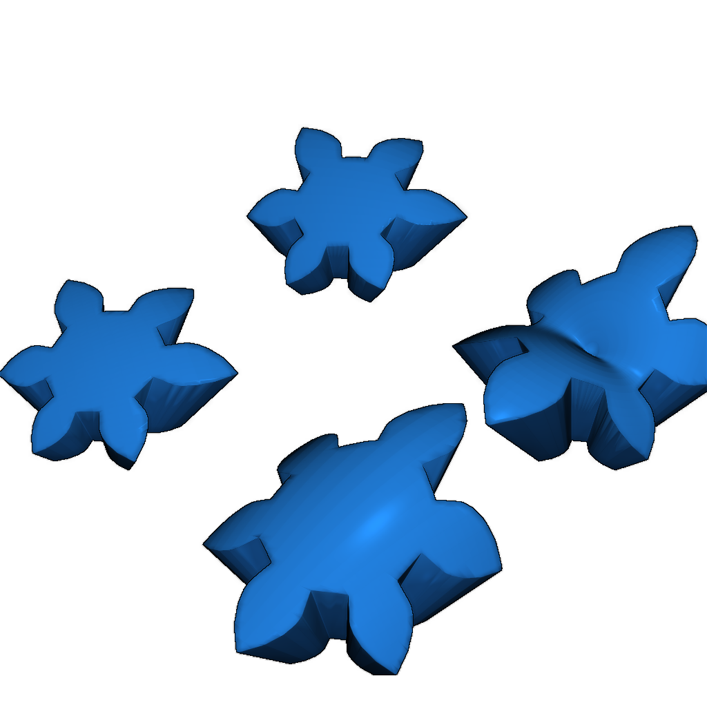 Система шестеренок в форме сердца