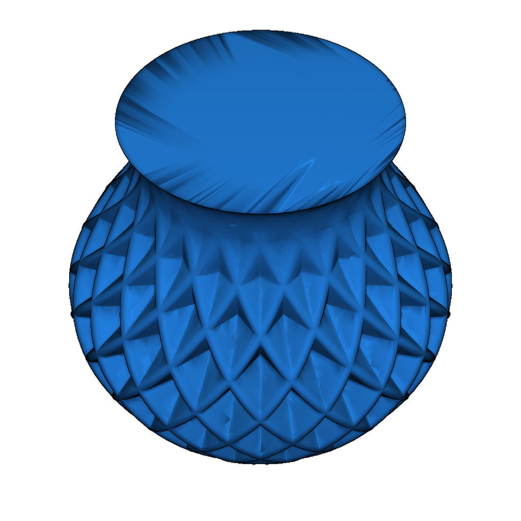 Двойная закрученная ваза