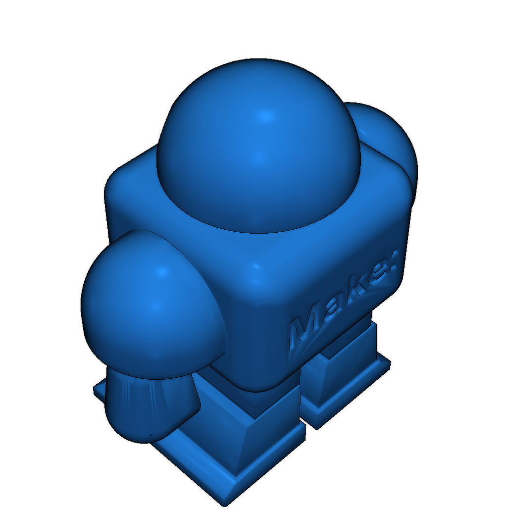 3D модель робота Maker Faire